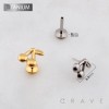 3D CHERRY TOP THREADLESS PUSH IN ASTM F136 IMPLANT GRADE TITANIUM LABRET SET